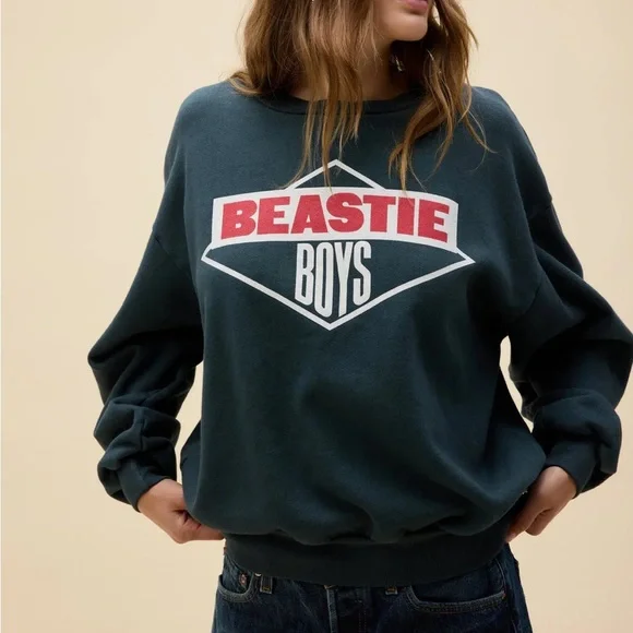 Daydreamer Beastie Boys Logo 84-86 Oversized Crew Sweatshirt - Picture 2 of 3
